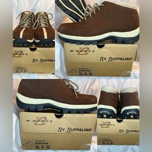 Brown and cream B-Boots by Buffalino. Size 10.5